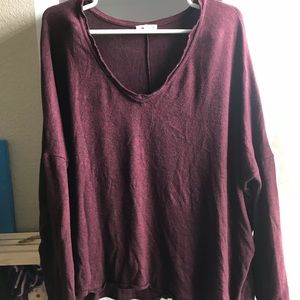 UO Silence & Noise slouchy off shoulder sweater